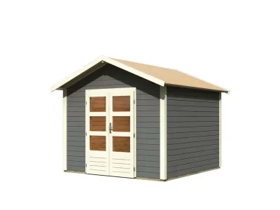 Gartenhaus Talkau 8 28 mm terragrau Produktbild #10
