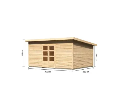 Gartenhaus Northeim 6 40 mm naturbelassen Produktbild #4