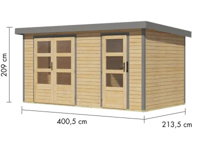 Gartenhaus Merkur 19 mm Produktbild #5