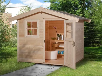 Gartenhaus 123 Gr. 1, natur Produktbild #1