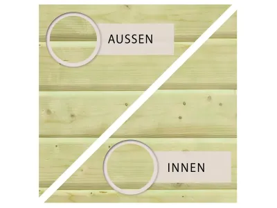 Holzpool Modell 5 A 38 mm SPARSET Terrasse Zubehöre Produktbild #6