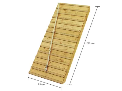 Stelzenhaus Benjamin SET 19 mm terragrau inkl. Rutsche rot und mehr Produktbild #10