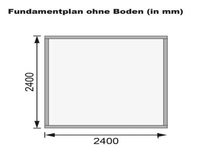 Gartenhaus Kandern 3 28 mm terragrau Produktbild #9