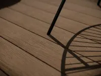 Terrassendiele WPC co-extrudiert teak Hohlkammerprofil Produktbild #3