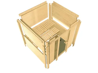 Karibu Massivholzsauna 38 mm Sparset Ari Produktbild #4
