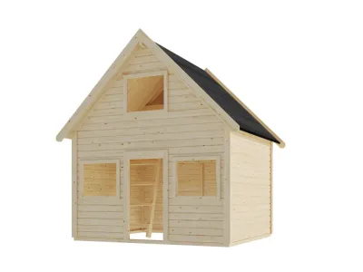 Spielhaus Kalle 19 mm naturbelassen Produktbild #3