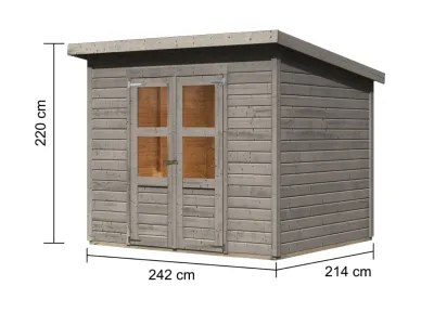 Gartenhaus Merseburg 5 14 mm Produktbild #2