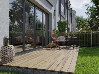 Terrassendiele Kiefer glatt Produktbild #1