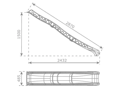 Spielturm Tilly Premium mit Doppelschaukel Lärche inkl. Rutsche rot + Sitze rot Produktbild #9