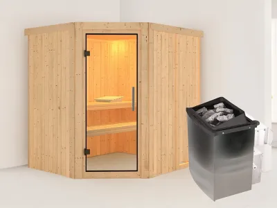 Sauna Systemsauna Siirin, inkl. 9 kW Ofen mit integrierter Steuerung Produktbild #3
