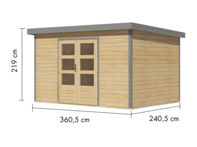 Gartenhaus Pluto 7 28 mm Produktbild #11