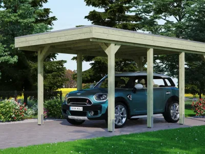Einzelcarport Friesland Produktbild #1