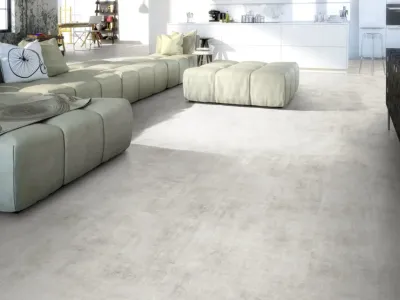 Korkboden Naturboden DESIGNTrend Concrete Pearl Steinoptik Fliese Produktbild #2