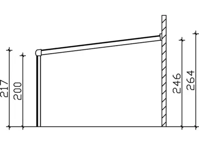 Terrassenüberdachung Genua Aluminium Produktbild #6
