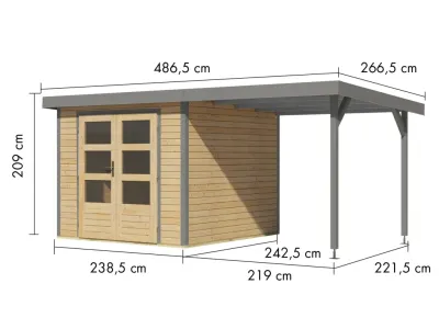 Gartenhaus Jupiter 3,5 19 mm Produktbild #12