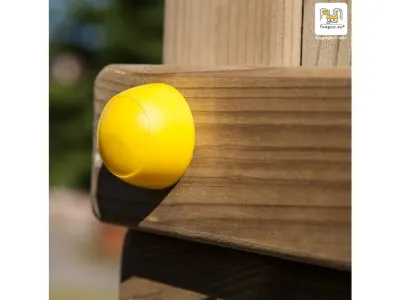 Spielturm Smart 2 Bridge grau-weiß inkl. Rutsche gelb Produktbild #10