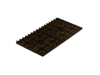 WPC-Fliese Teak geriffelt Produktbild #3