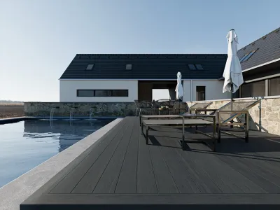 Terrassendielen WPC Premium anthrazit Produktbild #1