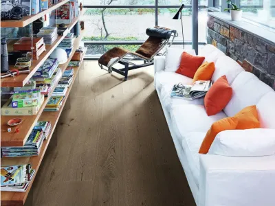 Lindura HD 400 Eiche authentic lehmgrau 8901 Landhausdiele Gebürstet Produktbild #2