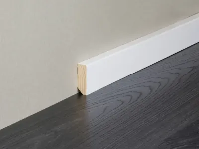 Sockelleiste Topline Nadelholzkern Gletcherweiß Dekor Produktbild #1