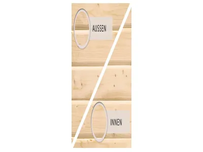 Gartenhaus SPARSET Merseburg 6 ECO 14 mm naturbelassen Produktbild #3