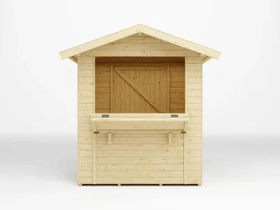 Marktstand - Verkaufsstand Nevia 14 naturbelassen Produktbild #3
