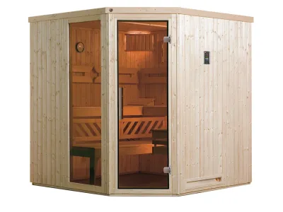 Sauna Systemsauna SPARSET 2 Varberg 3 mit graphit Glastür inkl. Bio-Ofen & Fenster Produktbild #2
