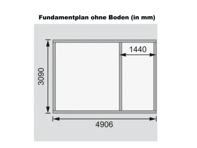 Gartenhaus Blockbohlenhaus Lagor 2 ECO 38 mm naturbelassen Produktbild #6