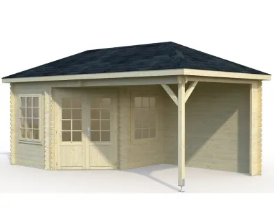 Pavillon Melanie 6,8+8,3 m² naturbelassen Produktbild #2