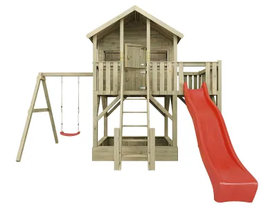 Abb. zeigt Stelzenhaus inkl. Zubehör (nicht enthalten)