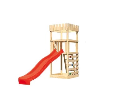 Spielturm Ritterburg Löwenherz SET naturbelassen Produktbild #4