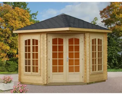 Pavillon Melanie 6,8 m² naturbelassen Produktbild #1