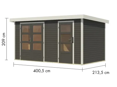 Gartenhaus Merkur 19 mm Produktbild #5