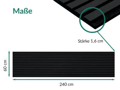 Akustikpaneele AURA Balance Black Oak Produktbild #6