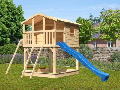 Stelzenhaus Benjamin SET naturbelassen Produktbild #1