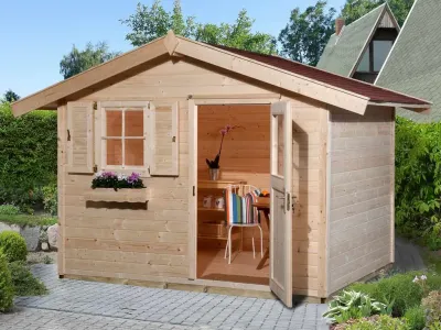 Gartenhaus 123 Gr. 3, natur Produktbild #1