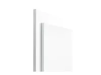 Türenset Cala 03 Weißlack RAL 9003 - Türblatt, Zarge, Drückergarnitur Produktbild #5