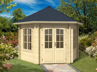 Pavillon Gartenlaube Rivera 44 carbongrau Produktbild #1