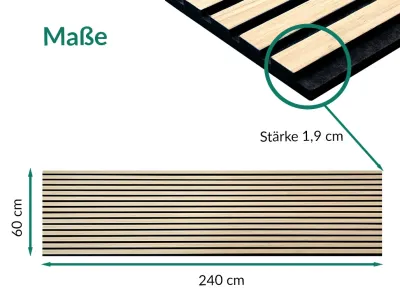 Akustikpaneele AURA Core Light Oak Produktbild #5