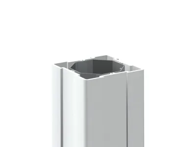 Pfosten LONGLIFE weiß Produktbild #3