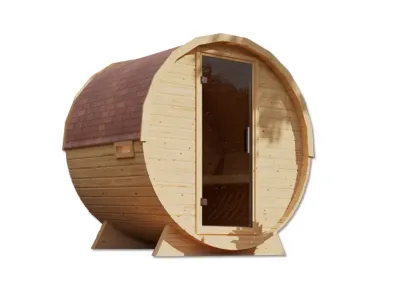 Saunafass Royal 1 naturbelassen nordische Fichte Produktbild #11
