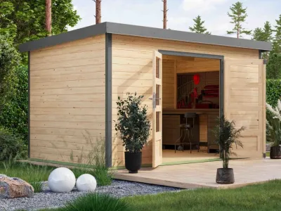 Gartenhaus Pluto 7 28 mm Produktbild #1