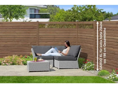 Bohlenset für Steckzaunsystem GARDO XL DIY Kiefer Produktbild #9