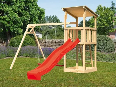 Spielturm Anna naturbelassen mit Varianten Produktbild #4