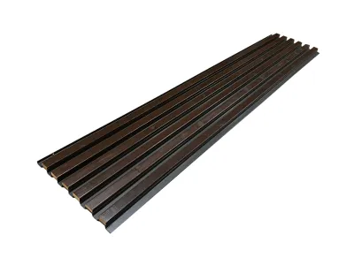 AluHolz Hybrid Außenpaneele Thermokiefer dunkelbraun lackiert Produktbild #8