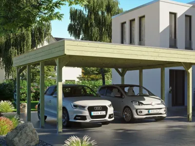 Doppelcarport Friesland Produktbild #1