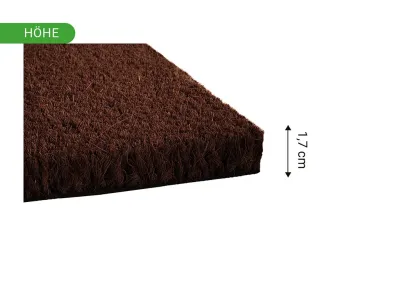 Kokosmatte Braun Fußmatte Fußabtreter Schmutzfangmatte Türmatte Fußabstreifer Produktbild #14