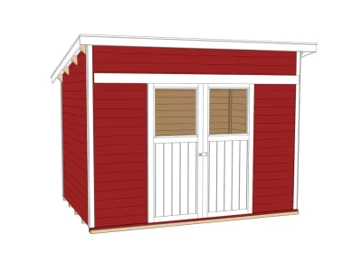 Gerätehaus 225 Gr. 1 21 mm schwedenrot Produktbild #3