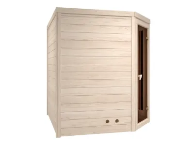 Sauna Lumi 1 Massivholz, ohne Ofen Produktbild #6