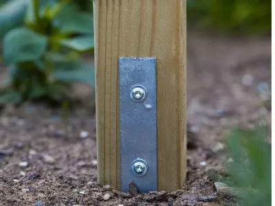 Spielturm Giant teakfarben inkl. Rutsche pink Produktbild #9